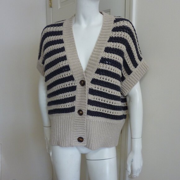 Brunello Cucinelli Women Cashmere Blend Chunky Cardigan Sweater - Picture 1 of 6